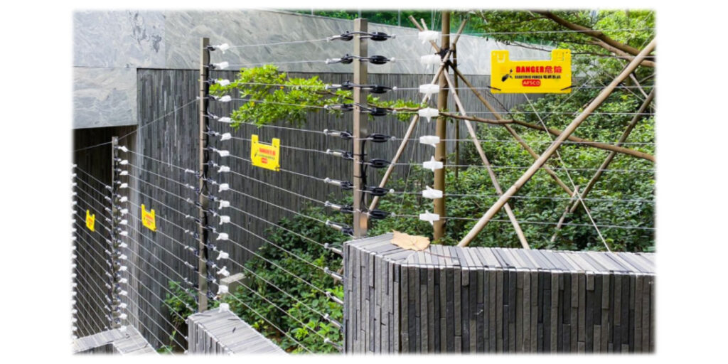 Electronic shop fencing system